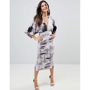 ✨NEW ARRIVAL: ASOS Kimono Dress in Abstract Print✨